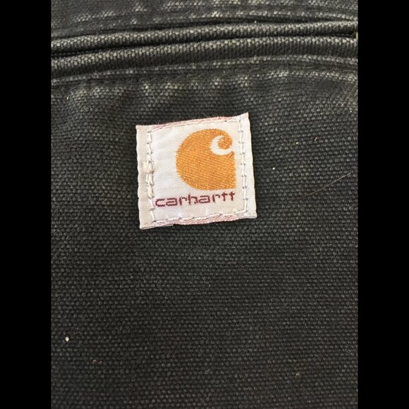 Carhartt Sherpa Lined Hooded Coat Loose Fit Black WJ141BLK Women's XXL - Picture 8 of 16